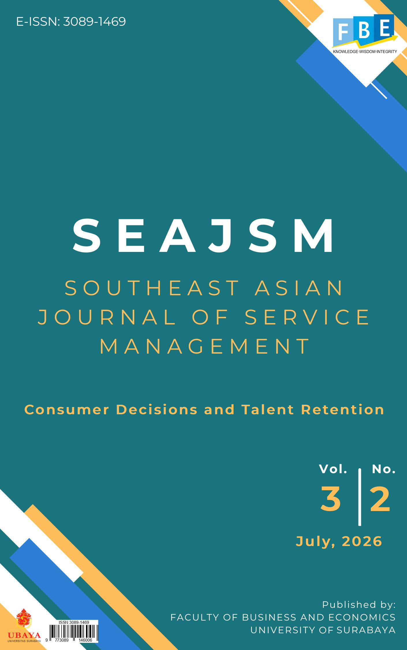 					View Vol. 3 No. 2 (2026): Consumer Decisions and Talent Retention
				